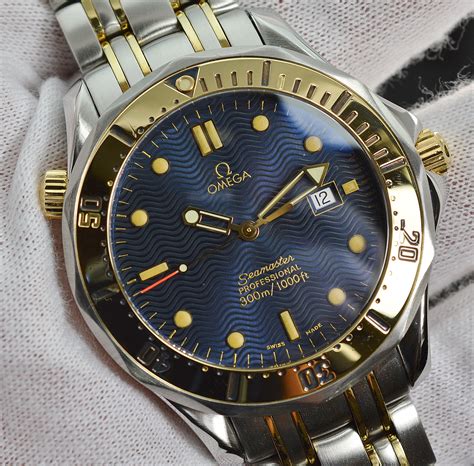 omega seamaster gold and blue|omega seamaster price list.